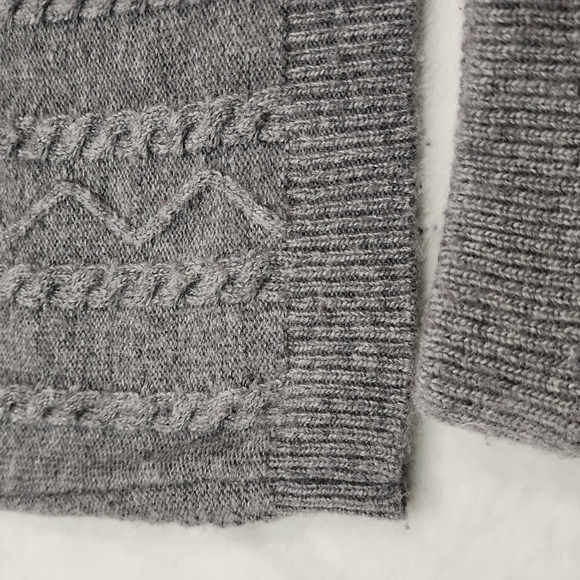 Fashion Nova Wool You Take Me There Gray Sweater Skirt Set M - Picture 4 of 9